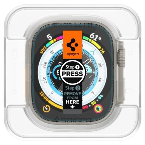 SPIGEN Apple Watch Ultra 49 mm GLAS.tR EZ Fit 1 AGL05556