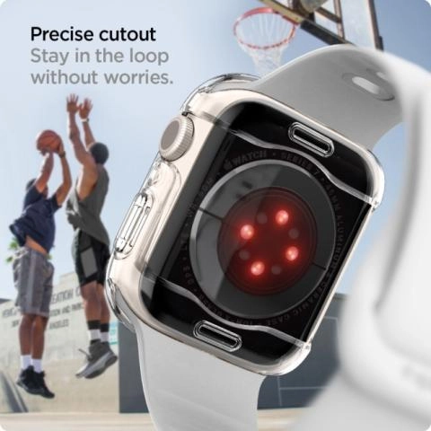 Spigen Ultra Hybrid case for Apple Watch 7 8 9 45 mm transparent