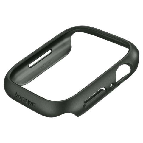 Spigen Etui Spigen Thin Fit Apple Watch 7 45mm Military Green