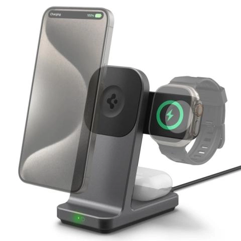 SPIGEN OneTap Pro 3 Wireless Charging Stand 3 in 1 AMP06527