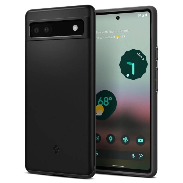 Чехол SPIGEN для Pixel 6a - Thin Fit - Черный - ACS04473