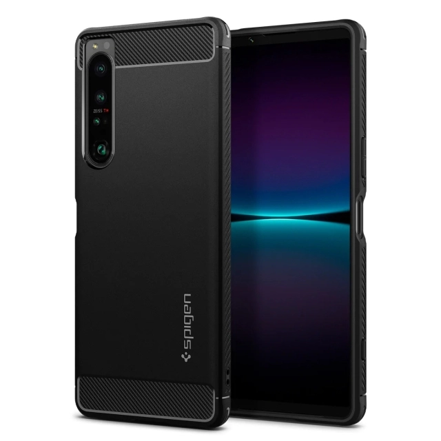 Чехол SPIGEN для Sony Xperia 1 IV - Rugged Armor - Черный - ACS04550