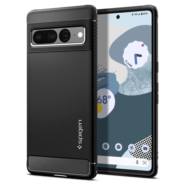 Чехол SPIGEN для Pixel 7 Pro - Rugged Armor - Черный - ACS04725