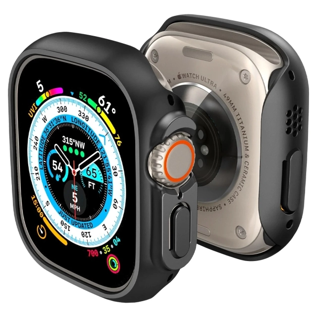 Чехол SPIGEN для Apple Watch Ultra (49 mm) - Thin Fit - Черный - ACS05458