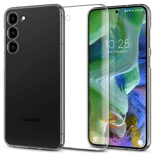 Чехол SPIGEN для Galaxy S23 Plus - AirSkin - Прозрачный - ACS05683