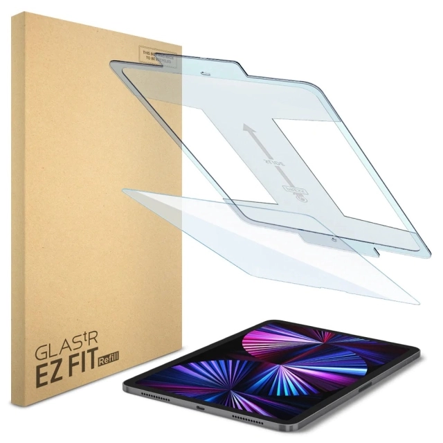 Защитное стекло SPIGEN для iPad Air 10.9 (2022/2020) / iPad Pro 11 (2022/2021/2020/2018) - GLAS.tR EZ Fit Refill - Прозрачный - AGL04515