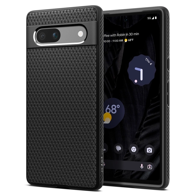 Чехол SPIGEN для Pixel 7a - Liquid Air - Черный - ACS05815