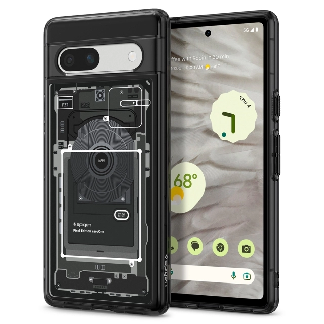 Чехол SPIGEN для Pixel 7a - Ultra Hybrid Zero One - Рисунок - ACS06093