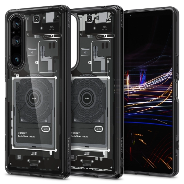 Чехол SPIGEN для Sony Xperia 1 V - Ultra Hybrid Zero One - Рисунок - ACS06205