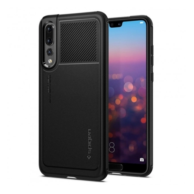 Прочный чехол SPIGEN для Huawei P20 Pro - Marked Armor - Черный - L23CS24400