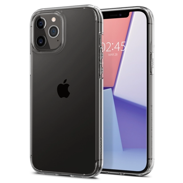 Чехол SPIGEN для iPhone 12 Pro / iPhone 12 - Crystal Hybrid - Прозрачный - ACS01520