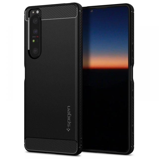 Чехол SPIGEN для Sony Xperia 1 III - Rugged Armor - Черный - ACS02841