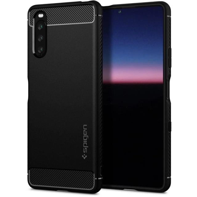 Чехол SPIGEN для Sony Xperia 10 III - Rugged Armor - Черный - ACS02842