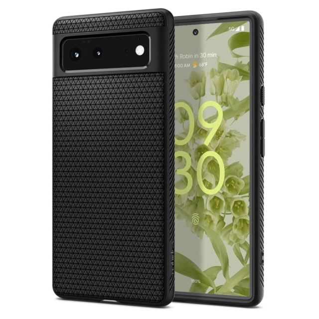 Чехол SPIGEN для Pixel 6 - Liquid Air - Черный - ACS03436