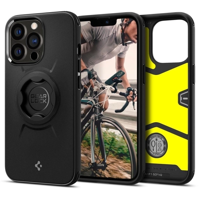 Чехол SPIGEN для iPhone 13 Pro - Gearlock Bike Mount - Черный - ACS03742