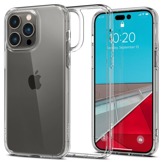 Чехол SPIGEN для iPhone 14 Pro - Crystal Hybrid - Прозрачный - ACS04666