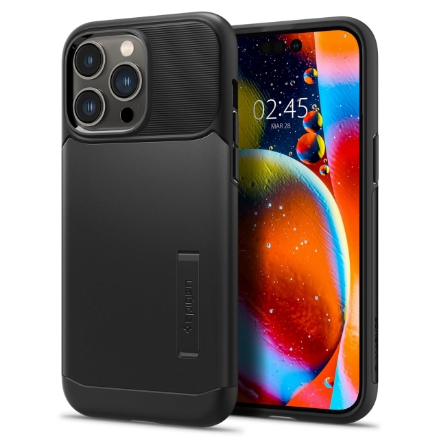 Чехол SPIGEN для iPhone 14 Pro - Slim Armor - Черный - ACS04671