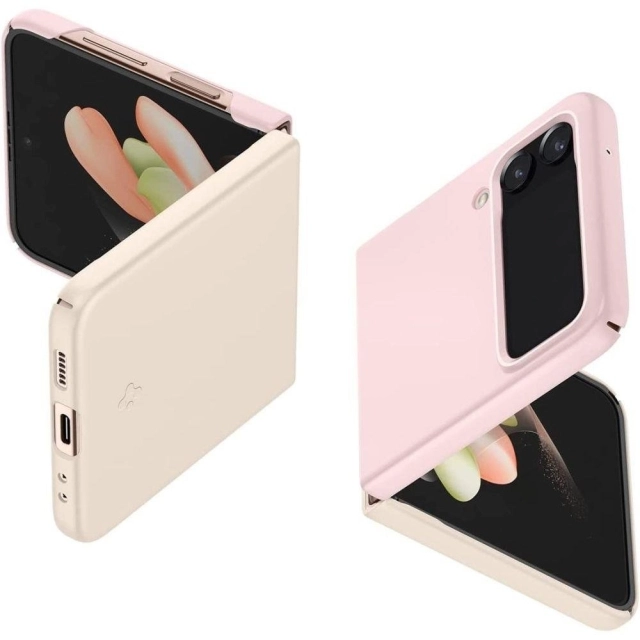 Чехол SPIGEN для Galaxy Z Flip 4 - AirSkin - Розовый/Бежевый - ACS05174