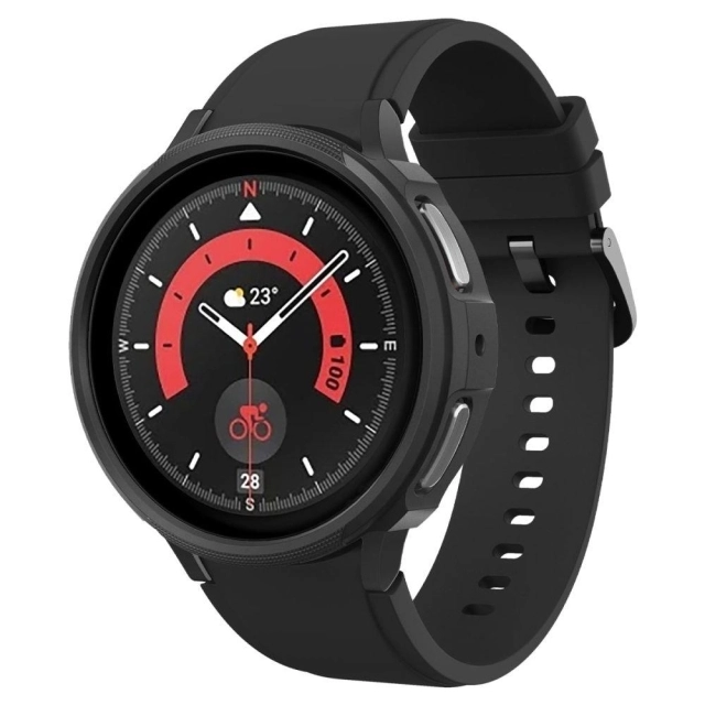 Чехол SPIGEN для Galaxy Watch 5 Pro (45 mm) - Liquid Air - Черный - ACS05185