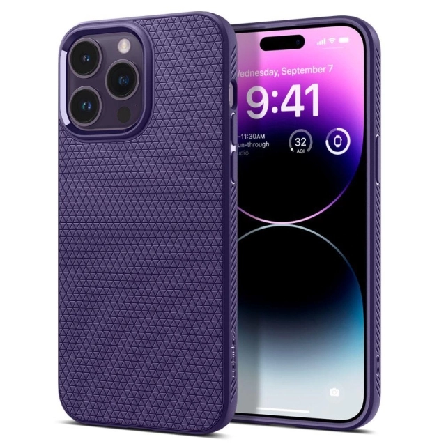 Чехол SPIGEN для iPhone 14 Pro - Liquid Air - Фиолетовый - ACS05578