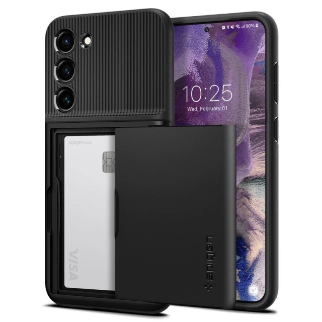 Чехол SPIGEN для Galaxy S23 Plus - Slim Armor CS - Черный - ACS05676