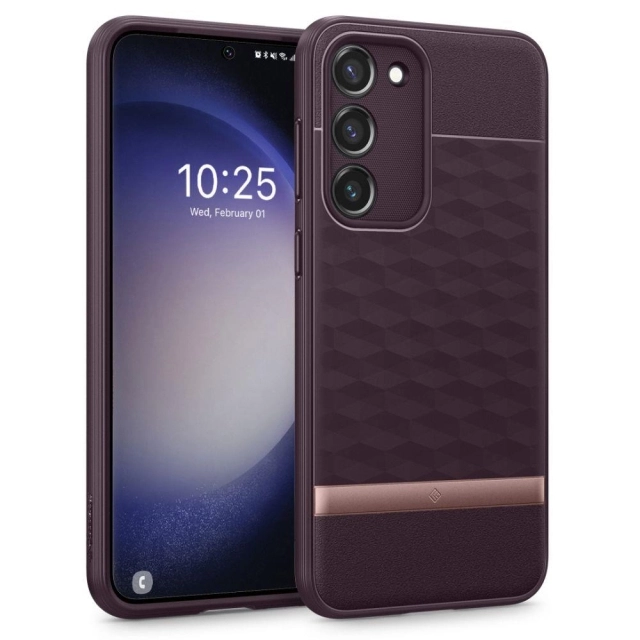 Чехол SPIGEN Caseology для Galaxy S23 Plus - Parallax - Бордовый - ACS05704