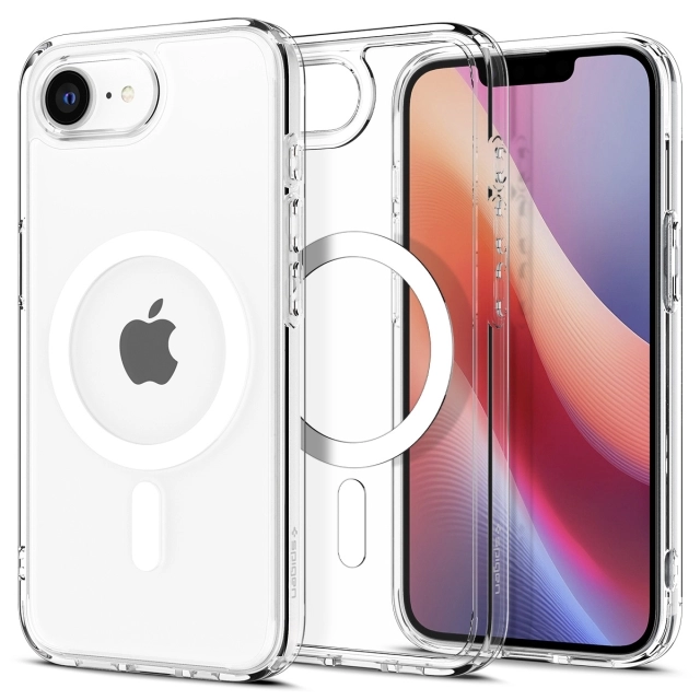 Чехол SPIGEN для iPhone 16e - Ultra Hybrid MagSafe - Прозрачный белый - ACS09139