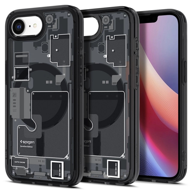 Чехол SPIGEN для iPhone 16e - Ultra Hybrid MagSafe - Zero One Внутренности Черный - ACS09141
