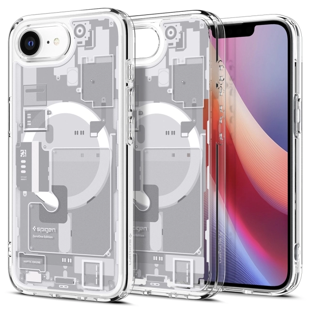 Чехол SPIGEN для iPhone 16e - Ultra Hybrid MagSafe - Zero One Внутренности Белый - ACS09142