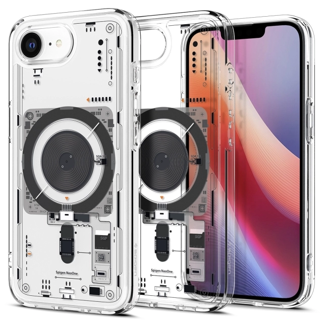 Чехол SPIGEN для iPhone 16e - Ultra Hybrid MagSafe - Neo One Внутренности Белый - ACS09143