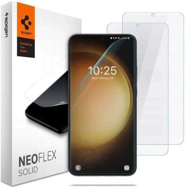 Защитная пленка SPIGEN для Galaxy S23 - Neo Flex Solid - 2 шт - Прозрачный - AFL05957