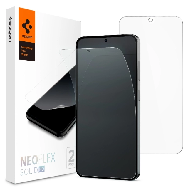 Защитная пленка SPIGEN для Galaxy S24 - Neo Flex Solid HD - Прозрачный - 2 шт - AFL07439