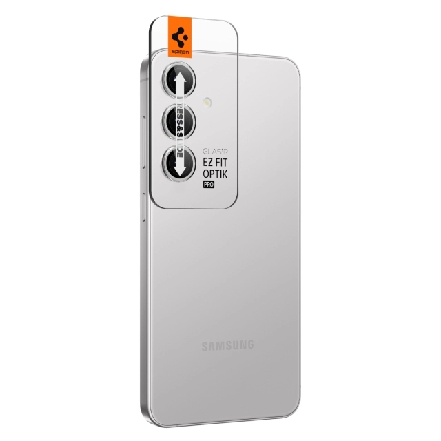 Защитное стекло для камеры SPIGEN для Galaxy S24 - Glas.tR EZ Fit Optik Pro - Серый - 2 шт - AGL07614