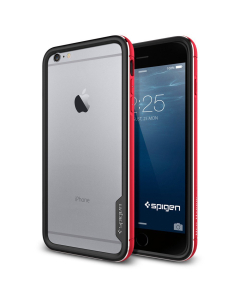 Премиум бампер Spigen для iPhone 6s Plus / 6 Plus - Neo Hybrid EX Metal - Красный - SGP11194