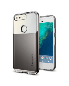 Прозрачный чехол Spigen для Google Pixel - Neo Hybrid Crystal - Темно-Серый - F14CS20892