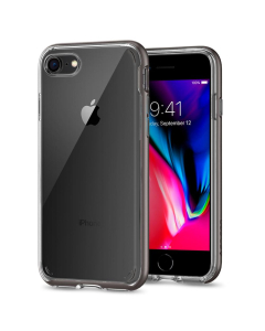 Прозрачный чехол Spigen для iPhone SE (2022/2020)/8/7 - Neo Hybrid Crystal 2 - Темно-серый - 054CS22363