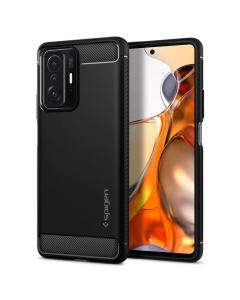 Прочный чехол Spigen для Xiaomi Mi 11T / 11T Pro - Rugged Armor - Матово-черный - ACS03861