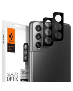 Защитное стекло для камеры Spigen для Galaxy S21 Plus - Optik Lens Protector - Черный - 2 шт - AGL02542