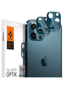 Защитное стекло для камеры Spigen для iPhone 12 Pro - Optik Lens Protector - Синевато-серый - 2 шт - AGL02460