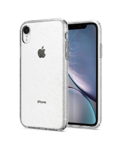 Чехол-капсула Spigen для iPhone XR - Liquid Crystal Glitter - Прозрачный кварц - 064CS24867