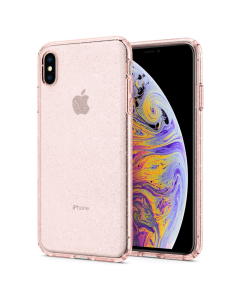 Чехол-капсула Spigen для iPhone XS Max - Liquid Crystal Glitter - Розовый кварц - 065CS25124