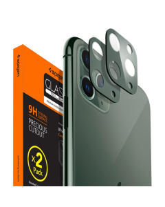 Защитное стекло для камеры Spigen для iPhone 11 Pro / 11 Pro Max - Full Cover Camera Lens - Темно-зеленый - AGL00501 - 2 шт