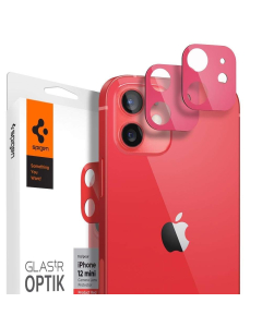Защитное стекло для камеры Spigen для iPhone 12 Mini - Glas.tR Optik Lens - 2 шт - Красный - AGL02464