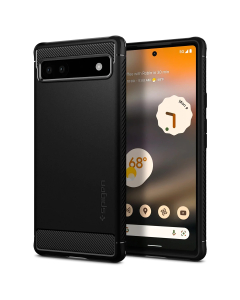 Чехол Spigen для Pixel 6a - Rugged Armor - Черный - ACS04476