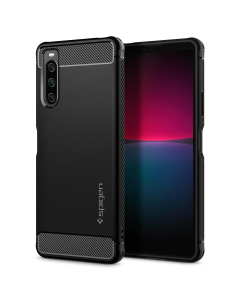 Чехол Spigen для Sony Xperia 10 IV - Rugged Armor - Черный - ACS04554