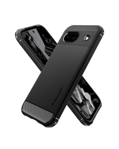 Чехол Spigen для Google Pixel 8a - Rugged Armor - Черный - ACS07259