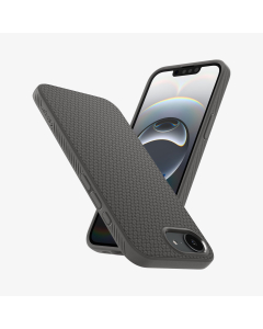 Чехол Spigen для iPhone 16e - Liquid Air - Мраморно-серый - ACS09532