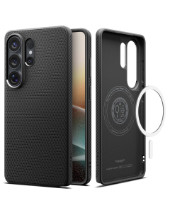 Чехол Spigen для Galaxy S26 Ultra - Liquid Air (MagSafe) - Черный - ACS10674