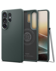 Чехол Spigen для Galaxy S26 Ultra - Liquid Air (MagSafe) - Зеленый - ACS10676