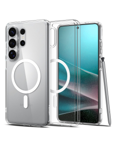 Чехол Spigen для Galaxy S26 Ultra - Ultra Hybrid (MagSafe) - Прозрачный/Белый - ACS10679